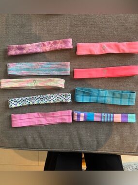 Kids Assorted Ivivva Headbands - Pink, Blue, Coral - Active Wear